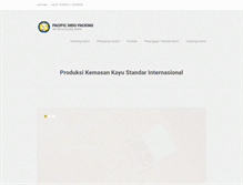 Tablet Screenshot of pacificindopacking.com